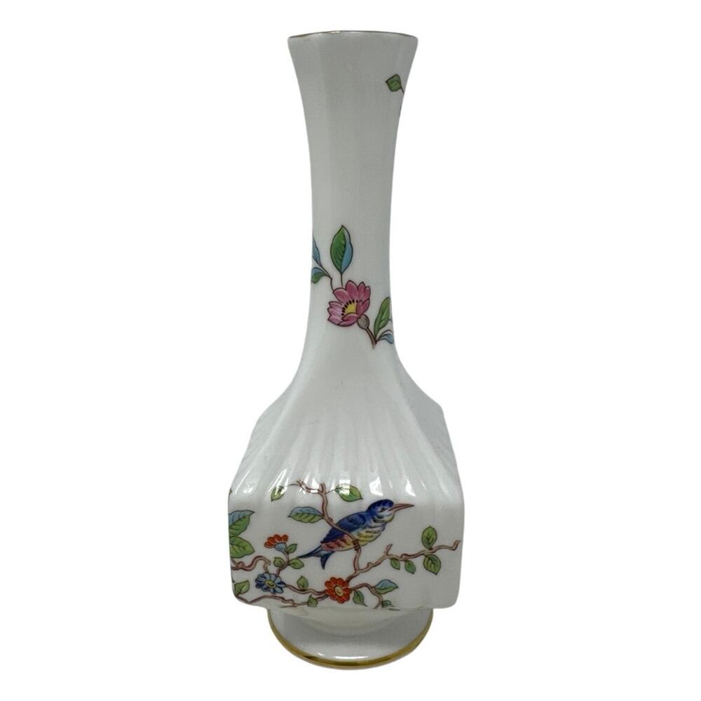 Aynsley pembroke 7 Inch Vase England Fine Bone China Centerpiece Decor